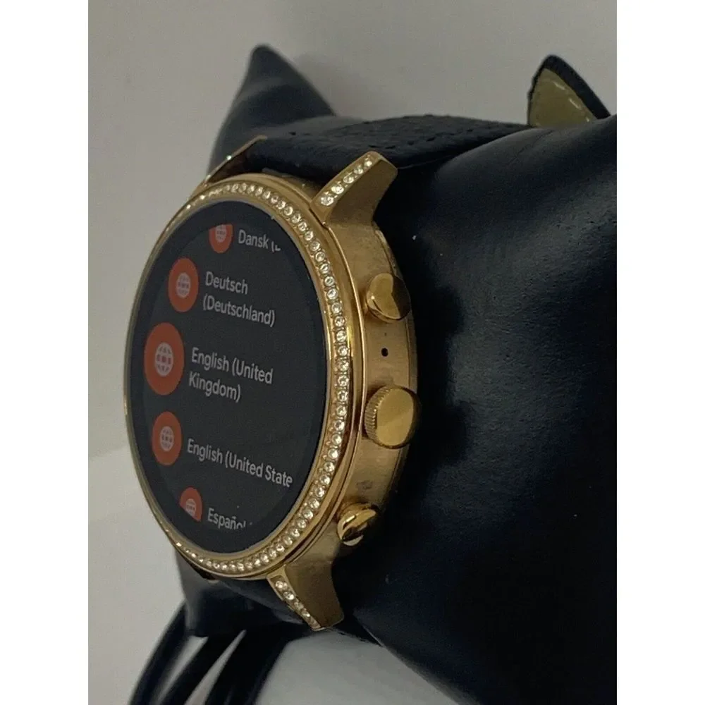 Fossil Gen 4 Authentic Digital Dial Smart Watch Custom Band FTW6015 QT500